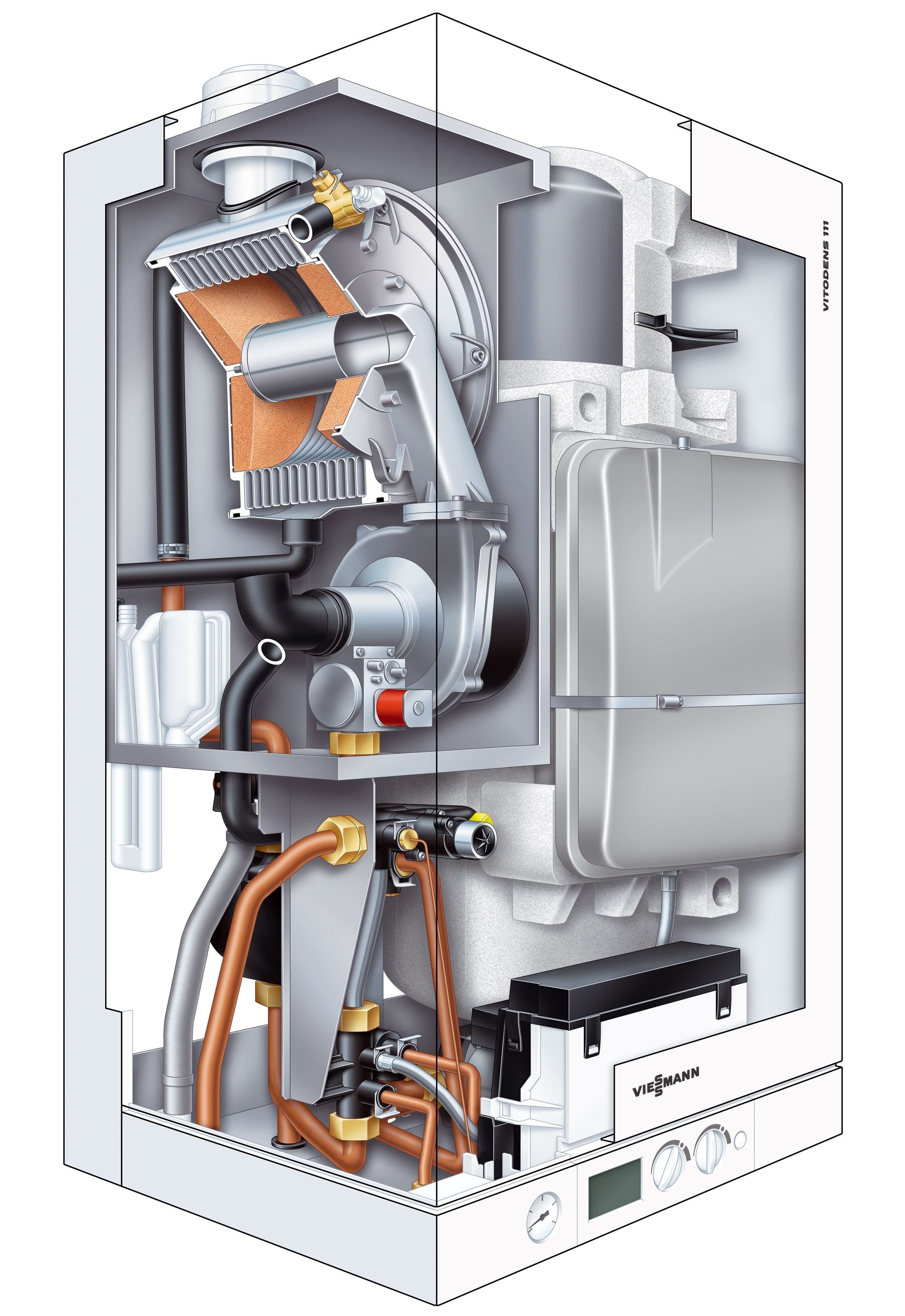 Centrala termica cu boiler Viessmann Vitodens 111-W