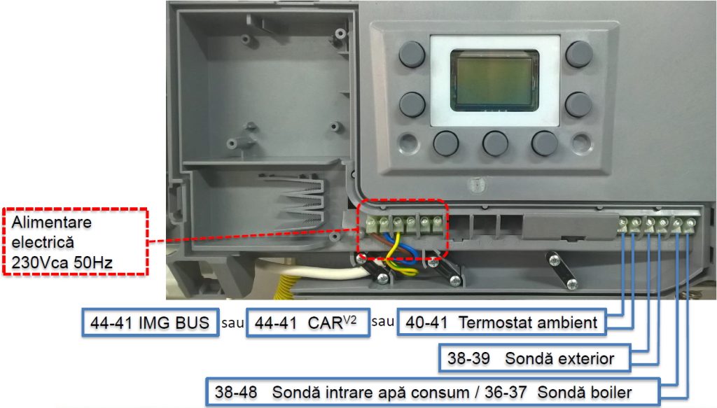 Legare termostat la centrala Immergas Victrix Tera